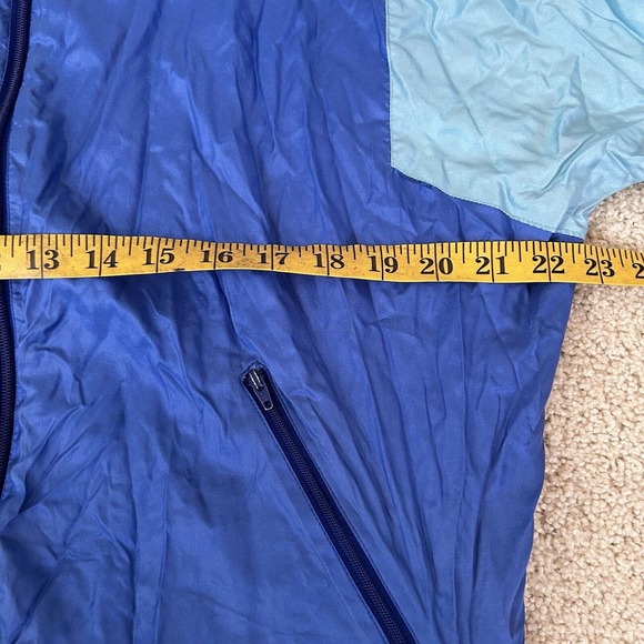 Vintage 80's Nike Windbreaker Full Zip Jacket Blue Tag Size Small Unisex - Picture 6 of 7